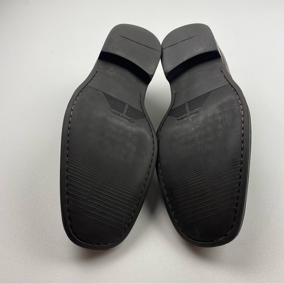 Santoni Cap Toe Oxford Derby Shoe Burgundy Leather Mens US Size 11.5 M - Picture 8 of 13